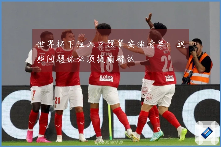 世界杯下注入口预算安排清单：这些问题你必须提前确认