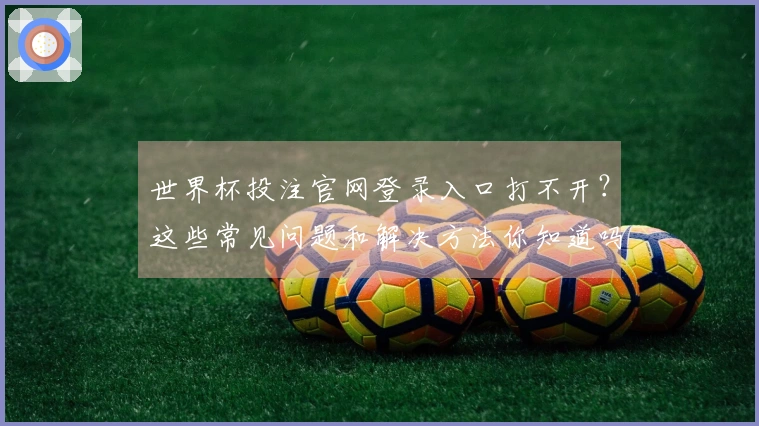 世界杯投注官网登录入口打不开？这些常见问题和解决方法你知道吗