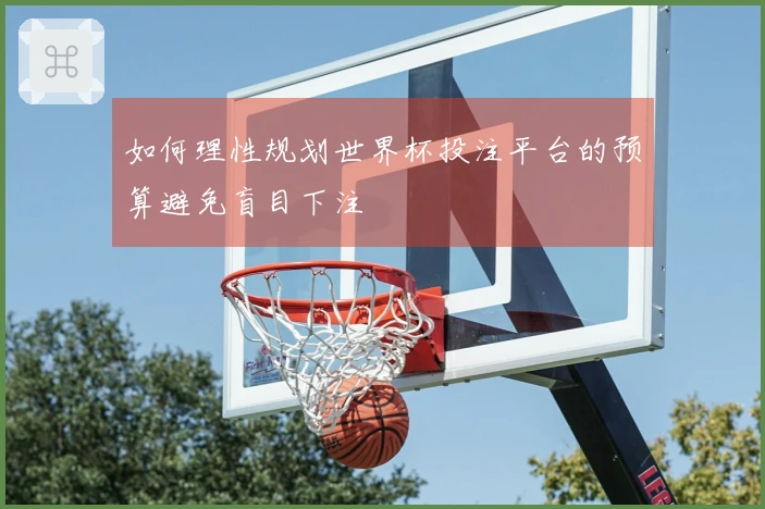 如何理性规划世界杯投注平台的预算避免盲目下注